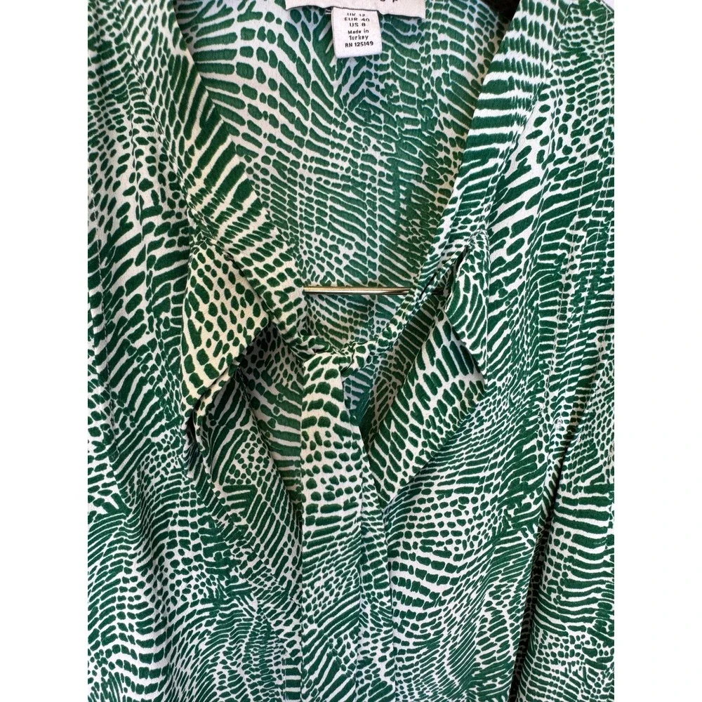 Topshop green white